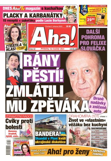 Obálka e-magazínu AHA! 2.3.2023