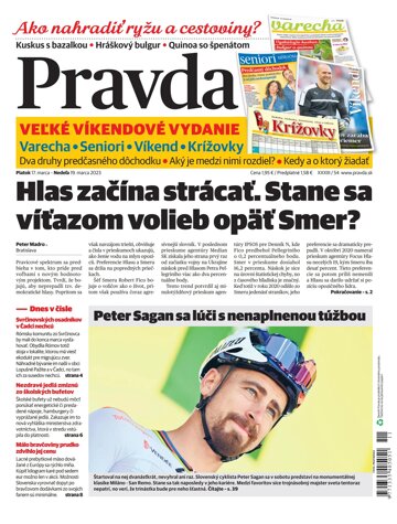 Obálka e-magazínu Pravda 17. 3. 2023