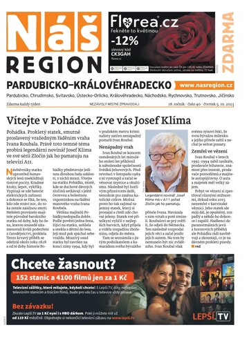 Obálka e-magazínu Náš Region - Pardubicko/Královéhradecko 40/2023