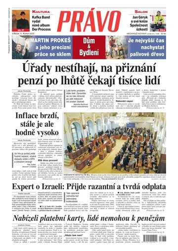 Obálka e-magazínu Deník Právo 11.10.2023
