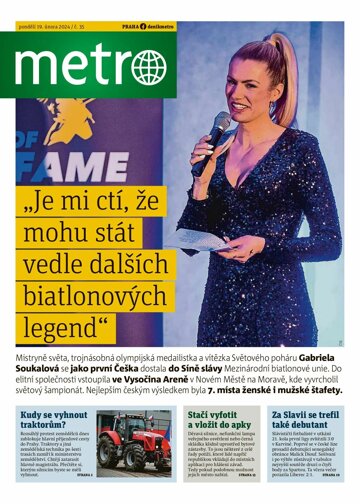 Obálka e-magazínu deník METRO 19.2.2024