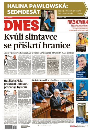 Obálka e-magazínu MF Dnes 27.3.2025