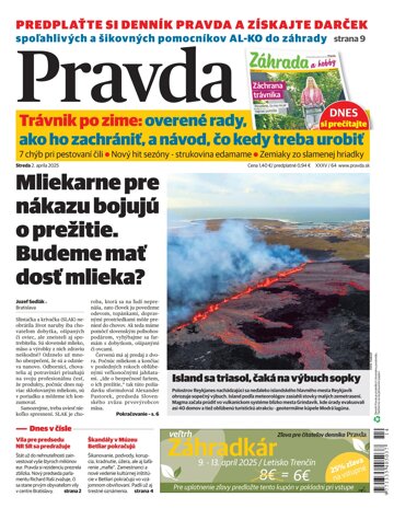 Obálka e-magazínu Pravda 02. 04. 2025