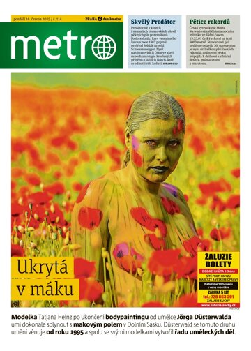Obálka e-magazínu deník METRO 16.6.2025