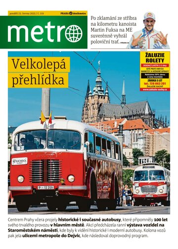 Obálka e-magazínu deník METRO 23.6.2025
