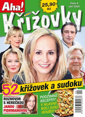 Obálka e-magazínu Aha! křížovky 9/2025