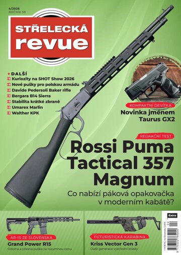 Obálka e-magazínu Střelecká revue 4/2026