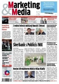 Obálka e-magazínu Marketing & Media 12 - 17.3.2014