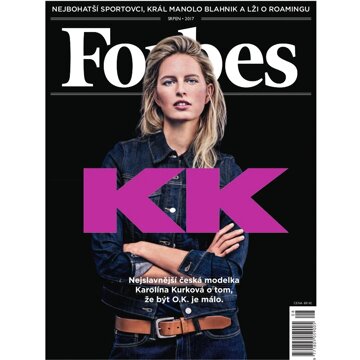 Obálka audioknihy Forbes srpen 2017