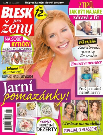 Obálka e-magazínu Blesk pro ženy 23.3.2015