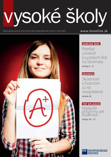 Obálka e-magazínu Vysoké školy 2015