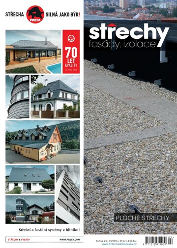 Obálka e-magazínu Střechy-Fasády-Izolace 03/2016