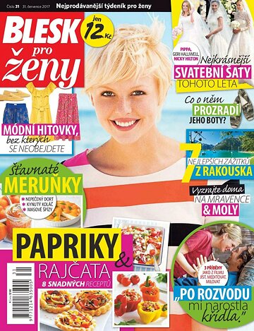 Obálka e-magazínu Blesk pro ženy 31.7.2017