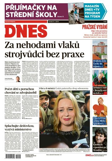 Obálka e-magazínu MF Dnes 21.3.2019