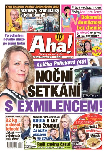 Obálka e-magazínu AHA! 27.3.2019