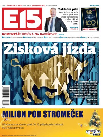 Obálka e-magazínu E15 19.12.2019