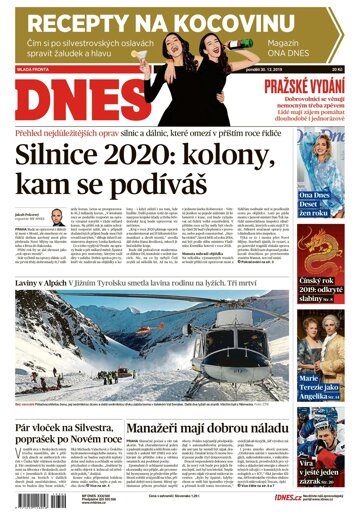 Obálka e-magazínu MF Dnes 30.12.2019