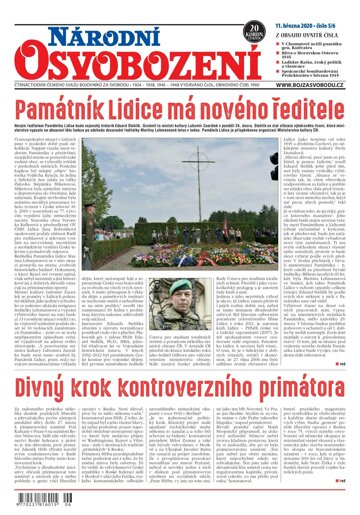 Obálka e-magazínu Národní Osvobození 5-6/2020