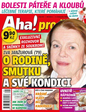 Obálka e-magazínu AHA! pro ženy 45/2020