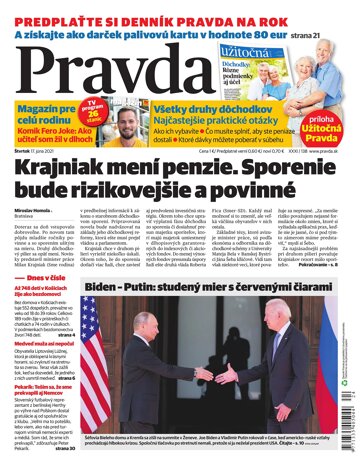 Obálka e-magazínu Pravda 17. 6. 2021