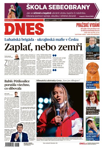 Obálka e-magazínu MF Dnes 6.11.2021