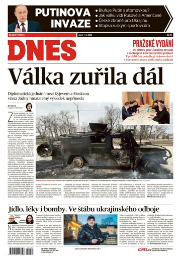 Obálka e-magazínu MF Dnes 1.3.2022