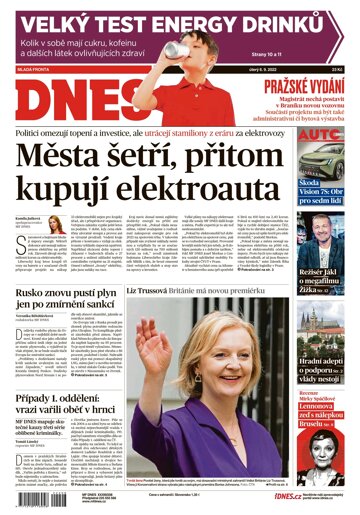 Obálka e-magazínu MF Dnes 6.9.2022