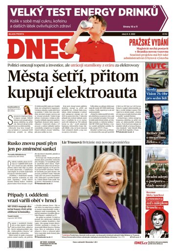 Obálka e-magazínu MF Dnes 6.9.2022