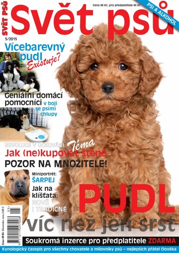 Obálka e-magazínu Svět psů 5/2015