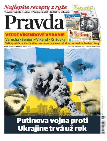 Obálka e-magazínu Pravda 24. 2. 2023