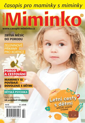 Obálka e-magazínu Miminko 7-8/2023