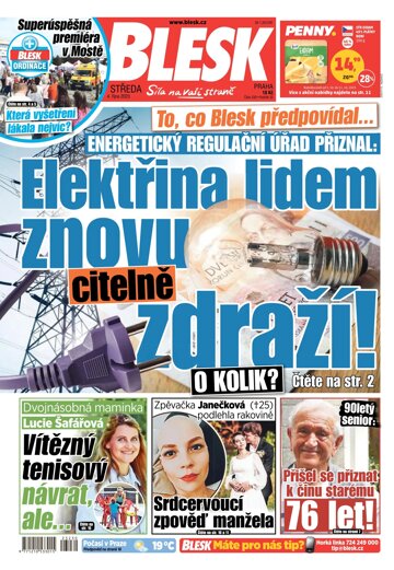 Obálka e-magazínu Blesk 4.10.2023