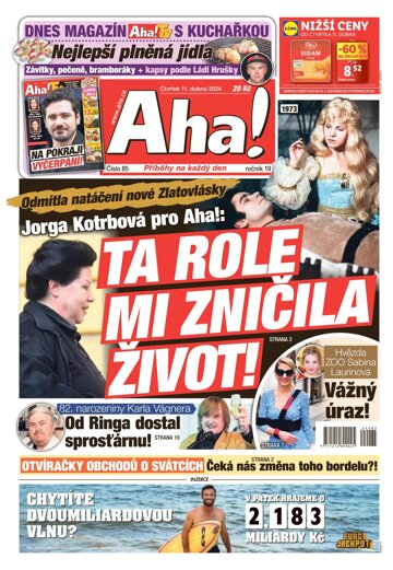 Obálka e-magazínu AHA! 11.4.2024