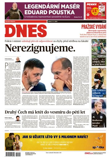 Obálka e-magazínu MF Dnes 21.6.2024