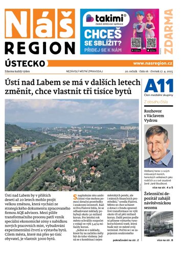 Obálka e-magazínu Náš Region - Ústecko 16/2025