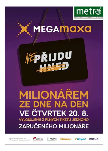 Obálka e-magazínu deník METRO 20.8.2026