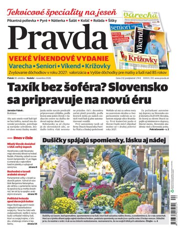 Obálka e-magazínu Pravda 30. 10. 2026