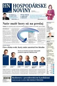 Obálka e-magazínu Hospodárske noviny 10.03.2014