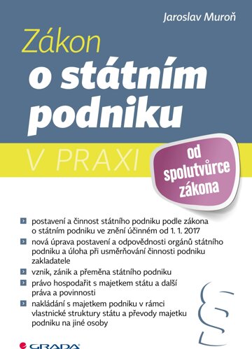 Obálka knihy Zákon o státním podniku v praxi