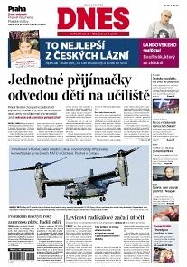 Obálka e-magazínu MF Dnes 20.9.2014