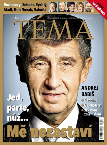 Obálka e-magazínu TÉMA 27.3.2015