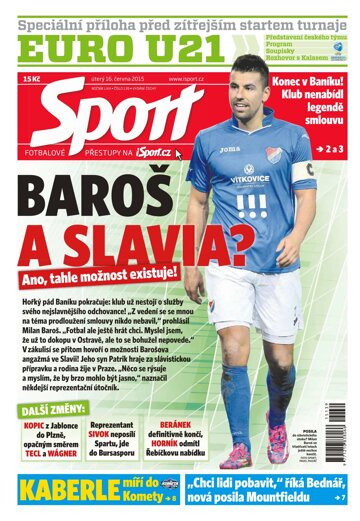 Obálka e-magazínu Sport 16.6.2015