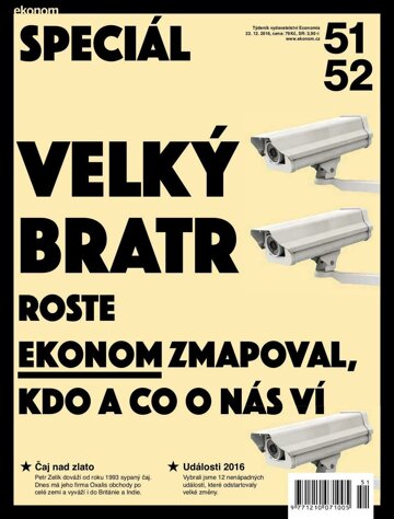 Obálka e-magazínu Ekonom 51-52 - 22.12.2016