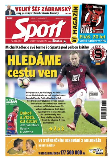 Obálka e-magazínu Sport 21.4.2017