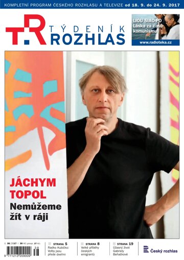 Obálka e-magazínu Týdeník Rozhlas 38/2017