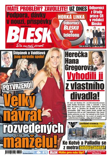 Obálka e-magazínu Blesk 31.10.2017