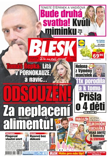 Obálka e-magazínu Blesk 22.3.2018