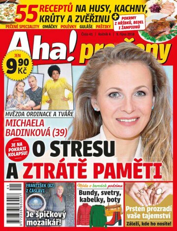 Obálka e-magazínu AHA! pro ženy 41/2018