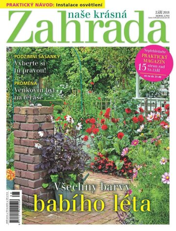Obálka e-magazínu Naše krásná zahrada 9/2018