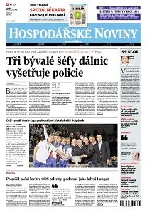 Obálka e-magazínu Hospodářské noviny 225 - 19.11.2012